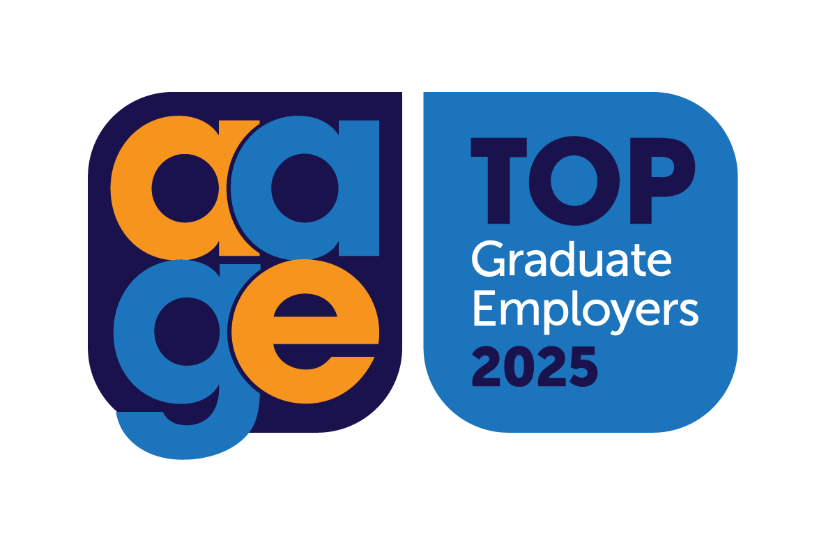 2025 Top Graduate Employers Logo - Web Version
